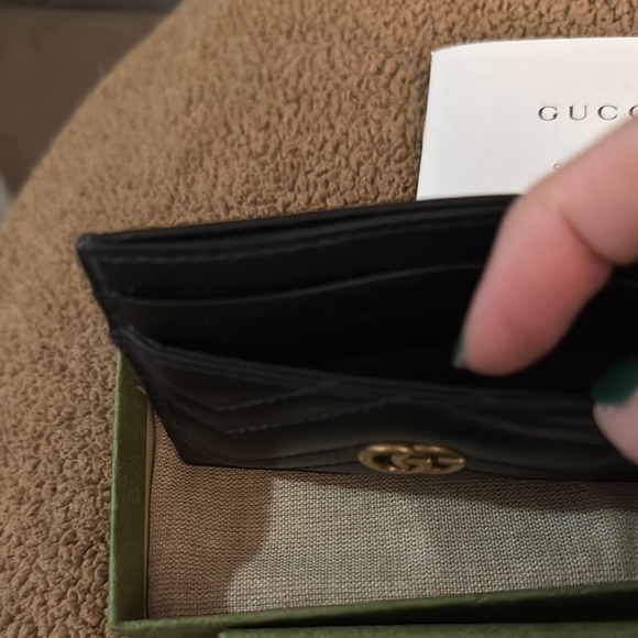 Gucci Black Leather Card Holder - Picture 5 of 6